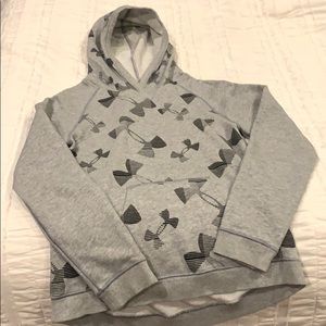 Gray Under Armour hoodie